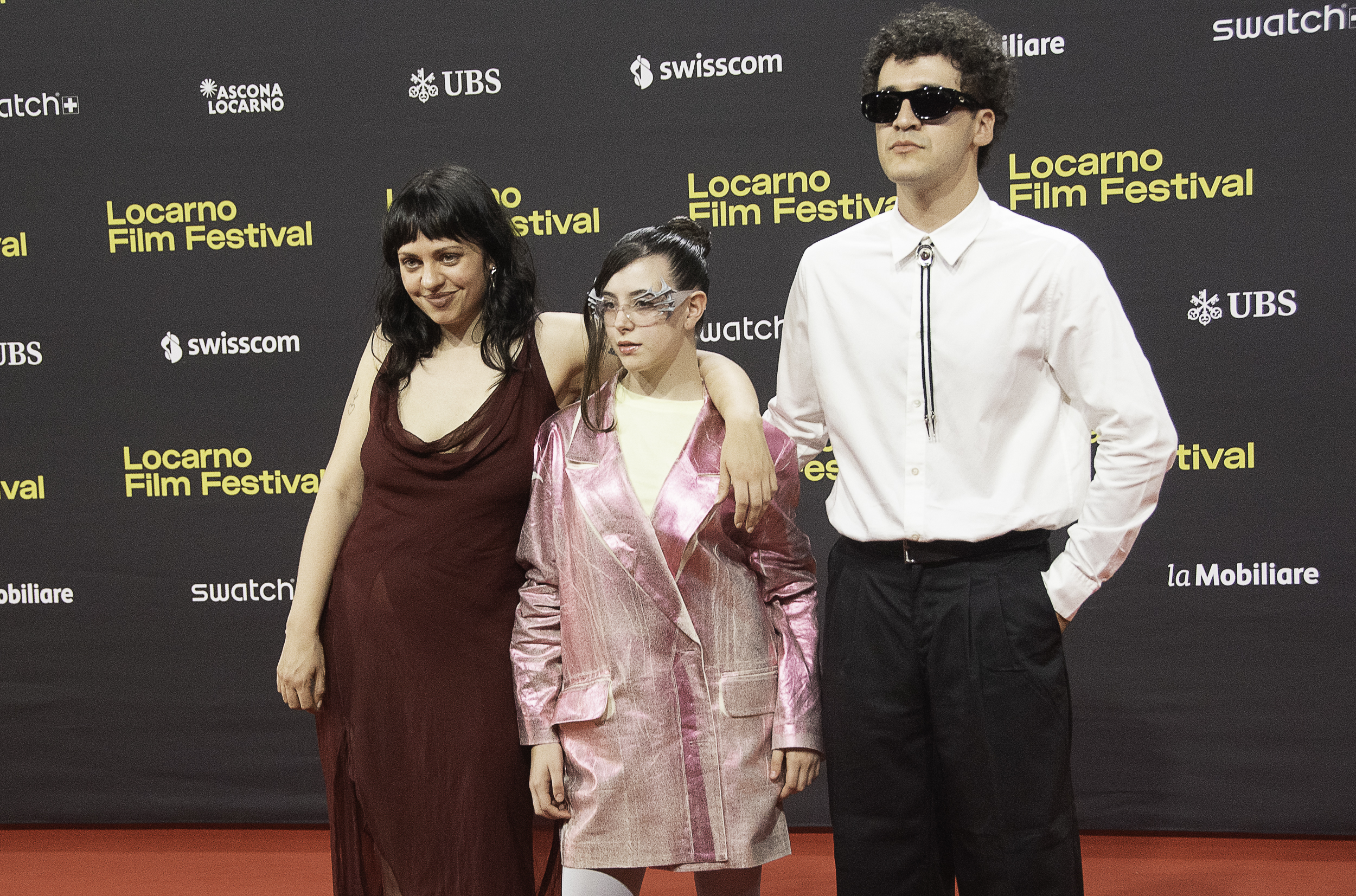 — suisse locarno cinema 79th locarno film festival 08 08 2026 los dias libres lucila mariani and andrea toca and tathiani sacilotto and jessica luz and paula bernades and antonia robolini and